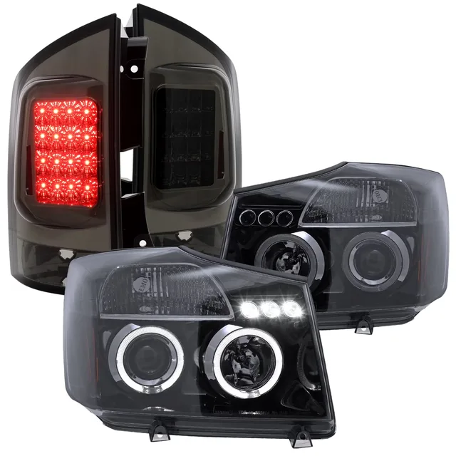 Projector Headlights led black waterproof