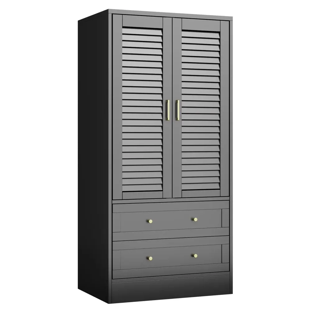 Bedroom Living 65" black 41.8 inches