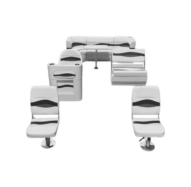 Pontoon Furniture gray blue 37"