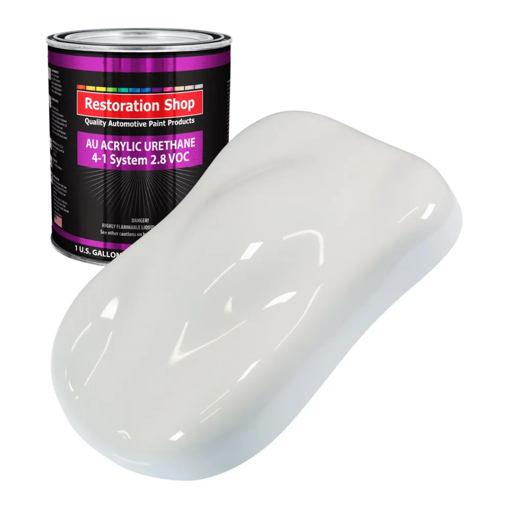 Auto Paint white 1 gallon 1 quart
