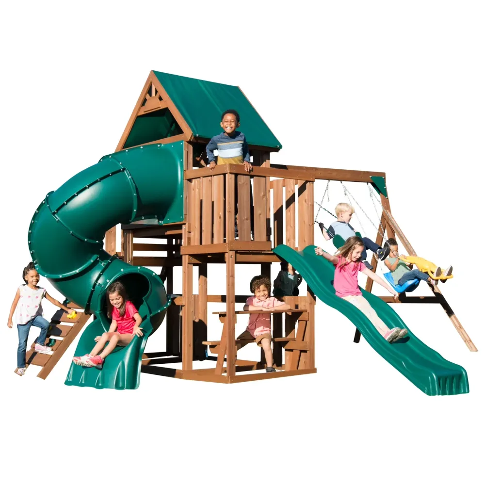 Wooden Backyard 6" 4" 3"