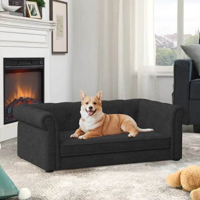Pet Bed grey 40" 23"