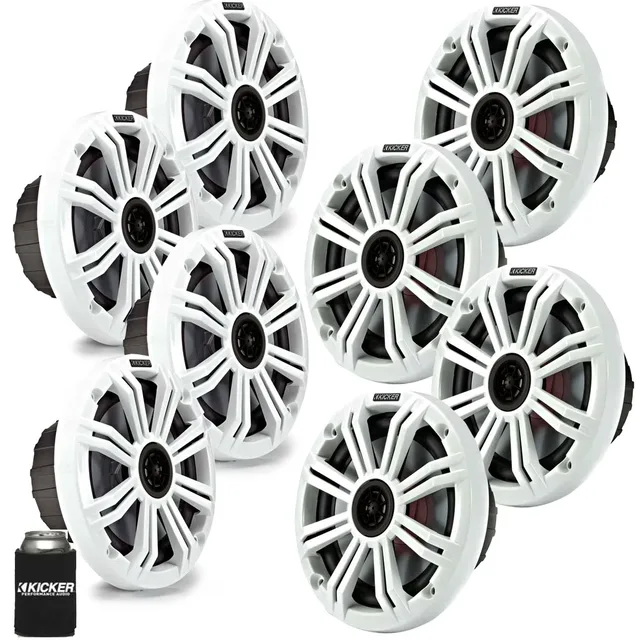 Speaker 6.5" 4 pairs white