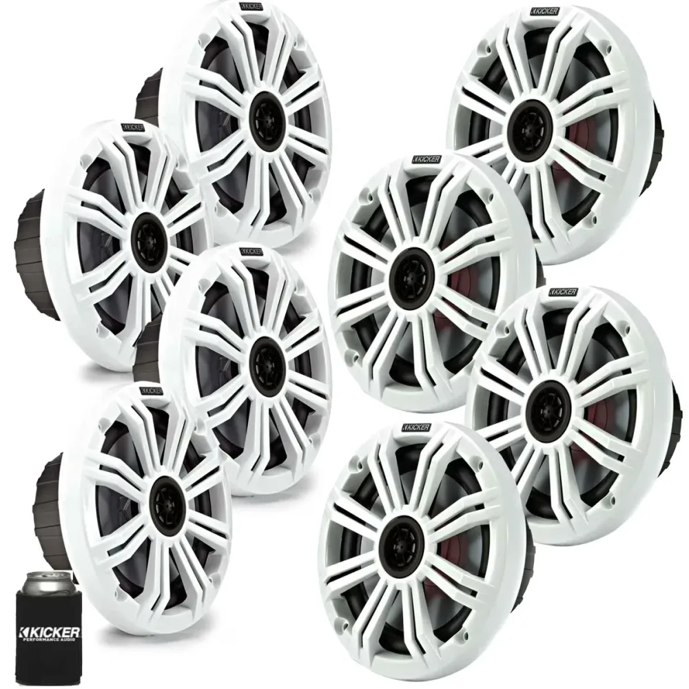 Speaker 6.5" 4 pairs white