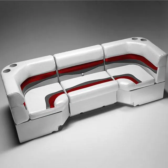 Pontoon Boat gray red 32 oz