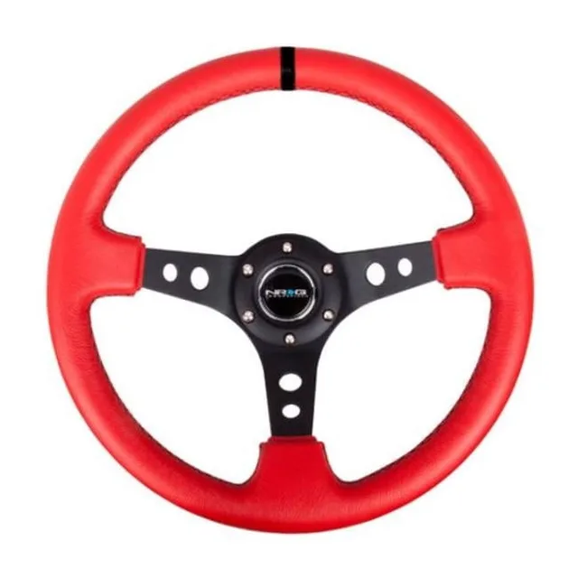 Reinforced Steering 350mm 3in red