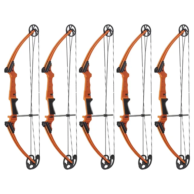 Bow 5 pack adjustable orange