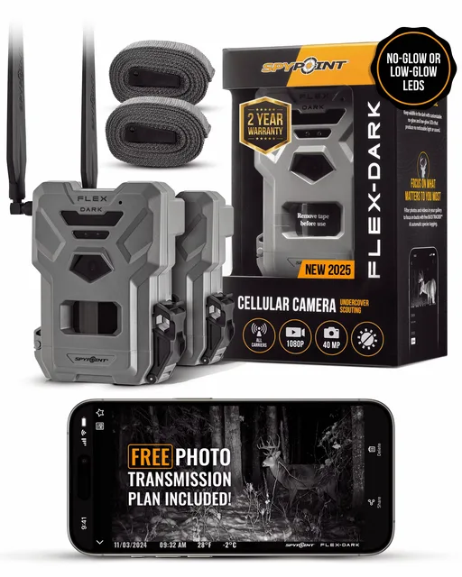 Trail Camera 100' 2 pack grey