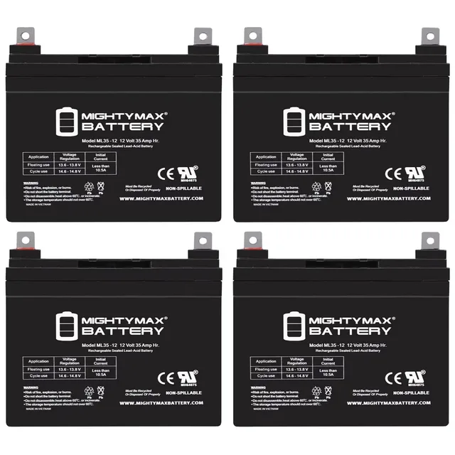 Battery 12v 4 pack 12 volt