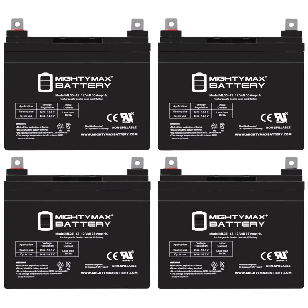 Battery 12v 4 pack 12 volt