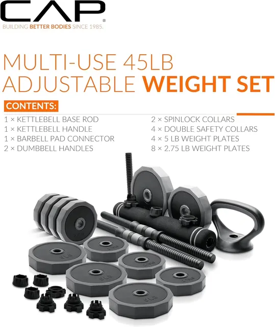 Adjustable Weight 45lb 66lb