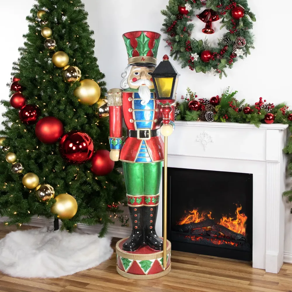 Lamp 6' red green