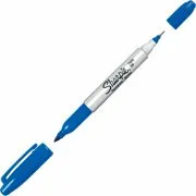 Permanent Marker 5 pack blue