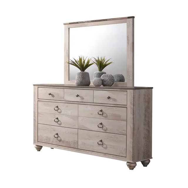 Mirror white 63.25" 16.75"