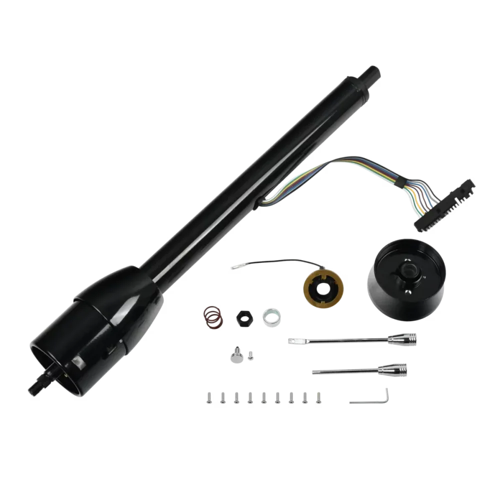 Steering Column 28" black 2"