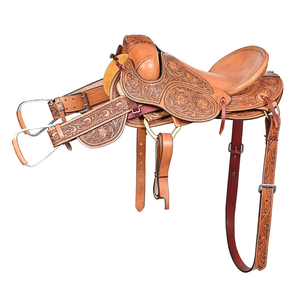 Leather Saddle 15" tan