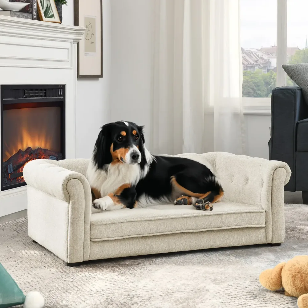 Sofa Bed 33" 100 lbs gray