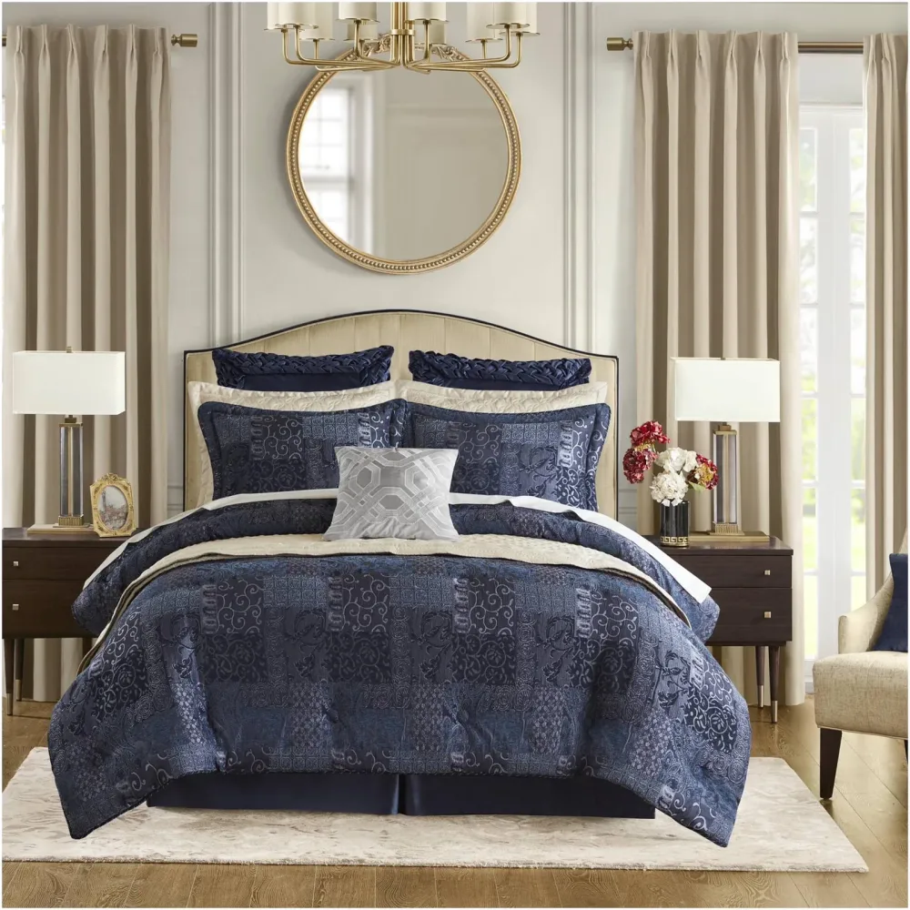 Bedding blue 92" 20"