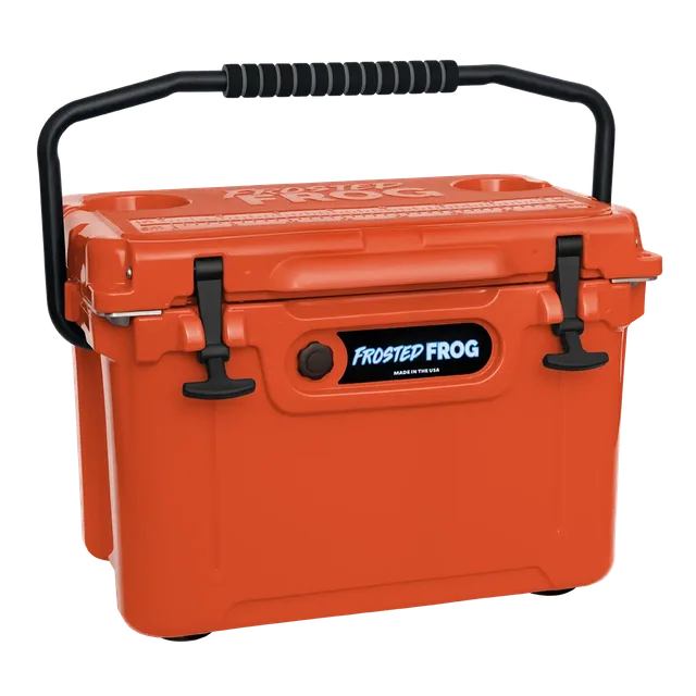 Cooler 20 quart orange heavy-duty