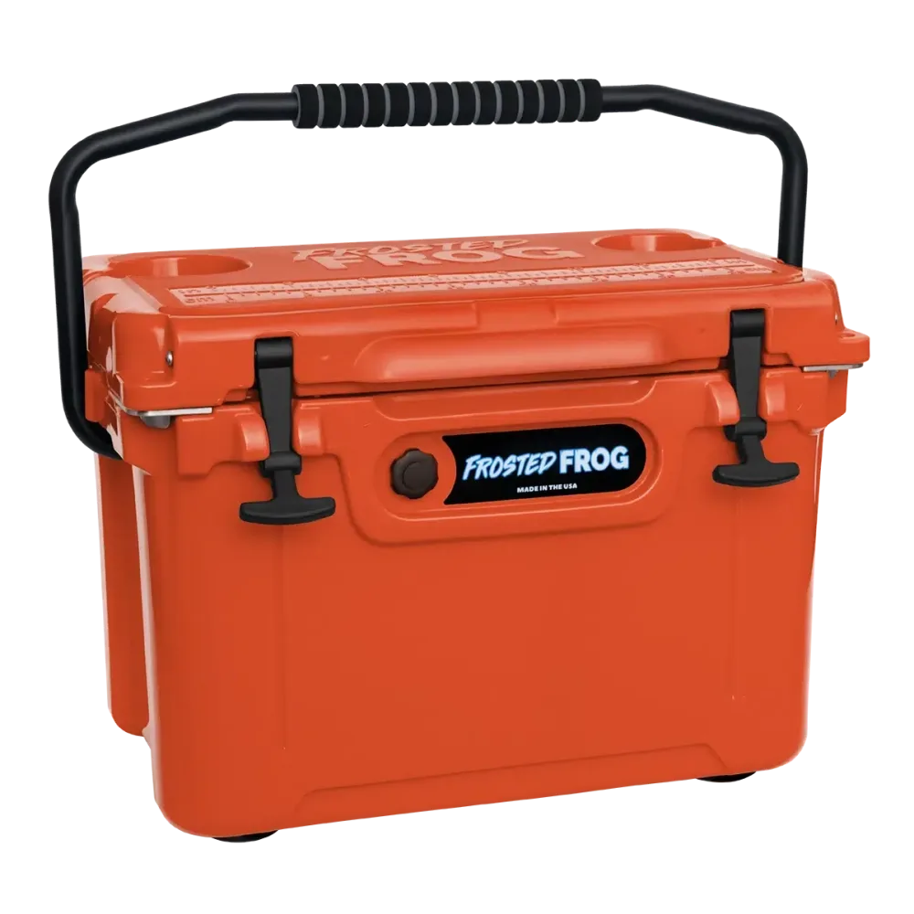 Cooler 20 quart orange heavy-duty