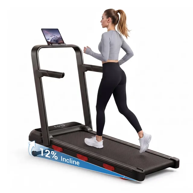 Foldable Treadmill 2.5hp 300lbs