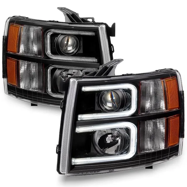 Projector Headlights led black
