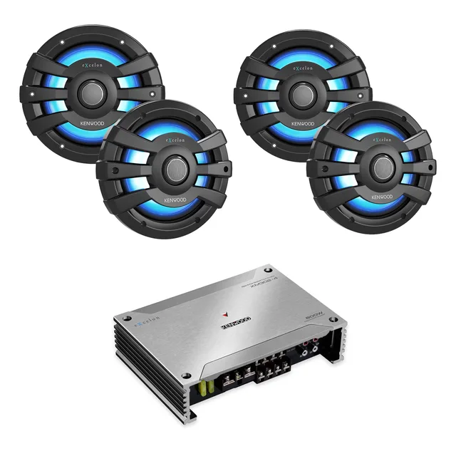 Marine Amplifier 7.7" 300 watt black