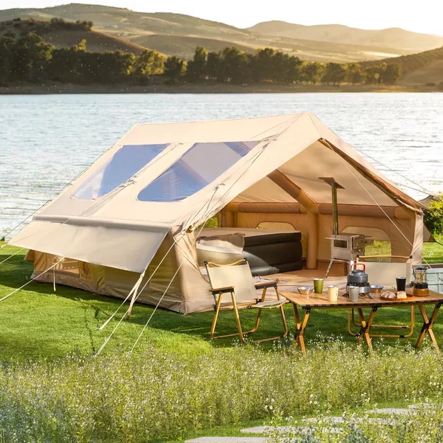 Camping Tent 13' beige 10-12 people