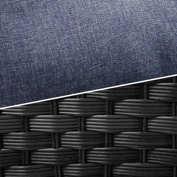 Patio Furniture black blue 400 pounds