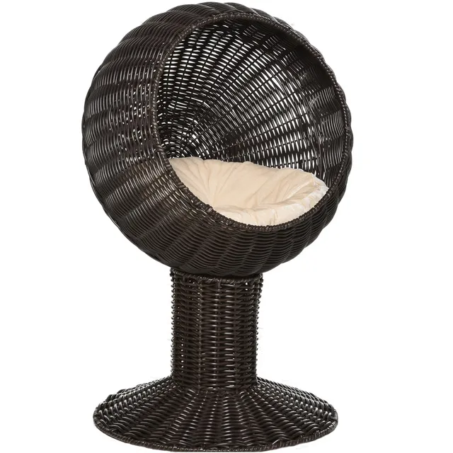 Cat Bed 27 inch waterproof brown