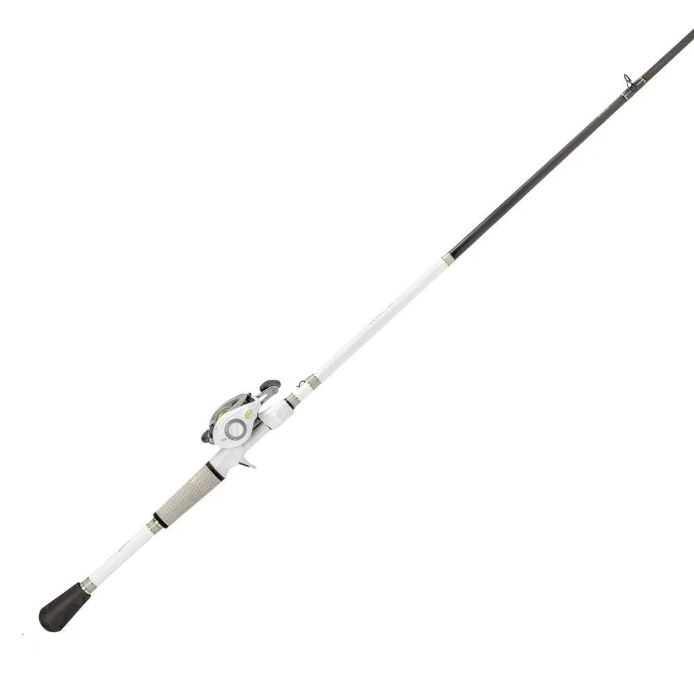 Baitcast Reel white black gray