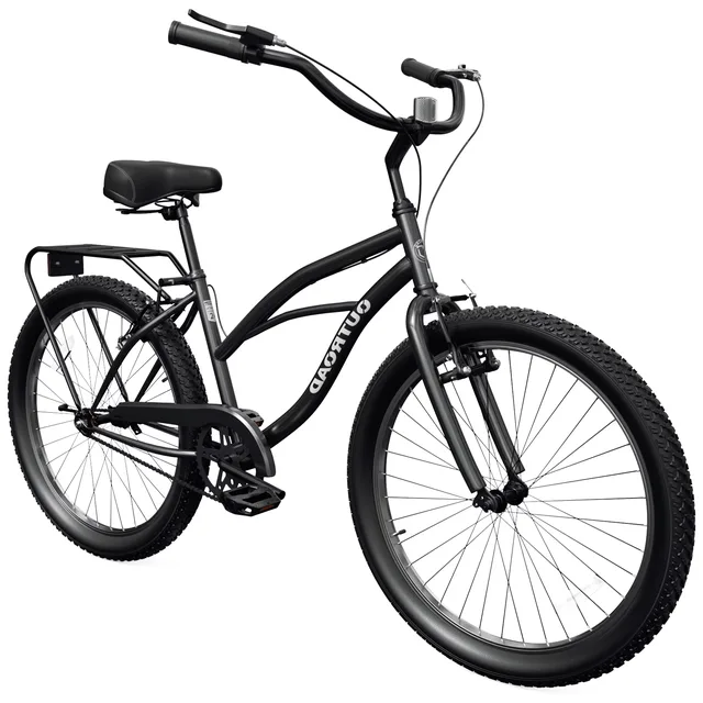 Cruiser Bike 24" black 330 pounds
