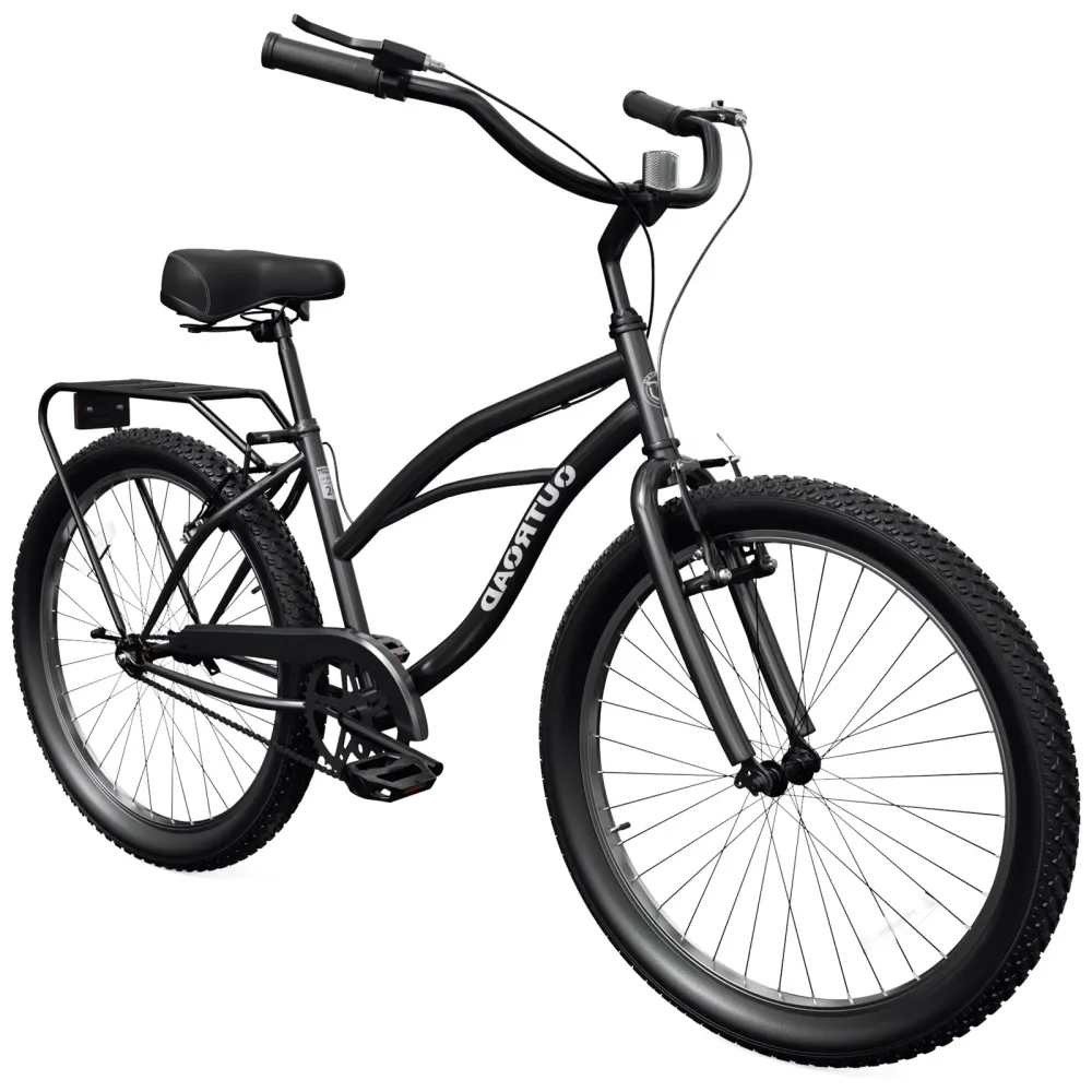 Cruiser Bike 24" black 330 pounds