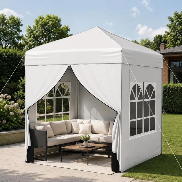 Canopy Tent 6.5 ft adjustable white
