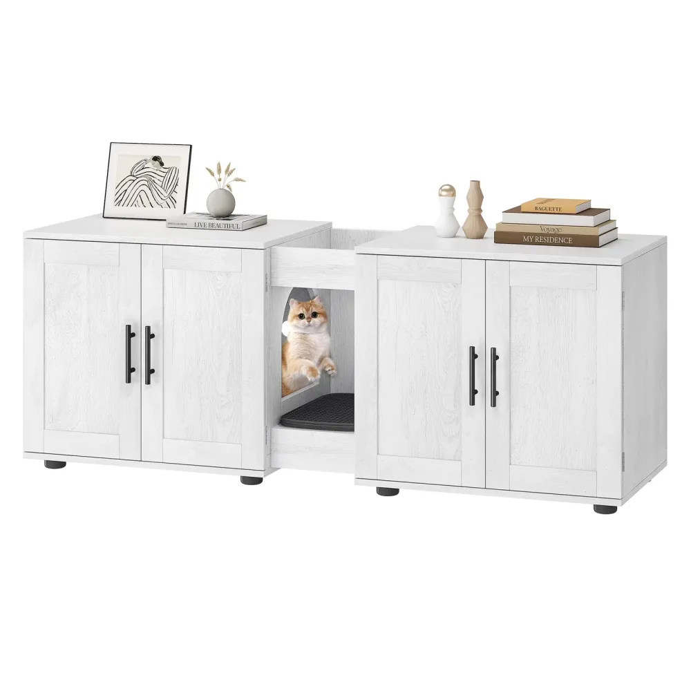 Litter Box 55 inch white 61.73 pounds