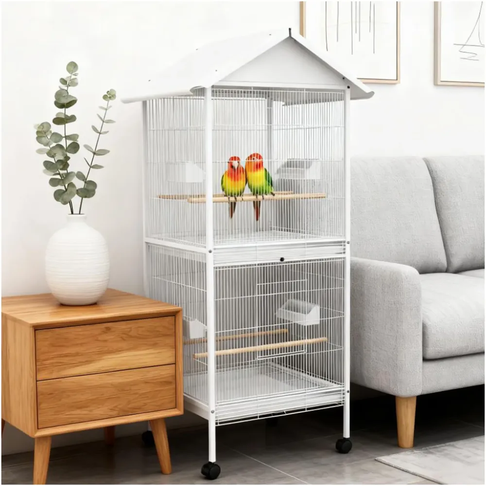 Metal Bird white