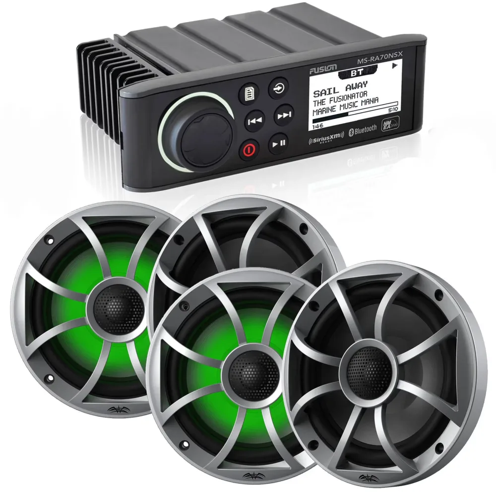 Stereo 1 pair 6.5" white