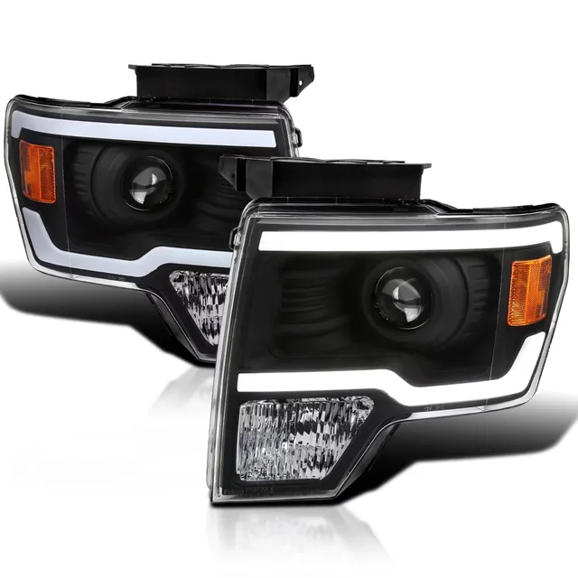 Projector Headlights led black 1 pair
