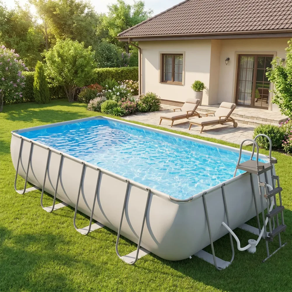 Swimming Pool 18' gray 18ft