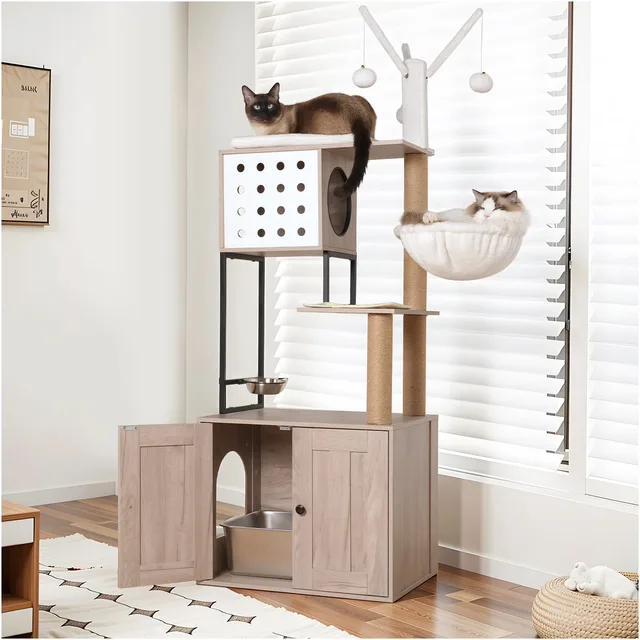 Litter Box white gray 21.3"