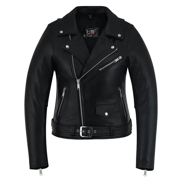 Leather Motorcycle black adjustable