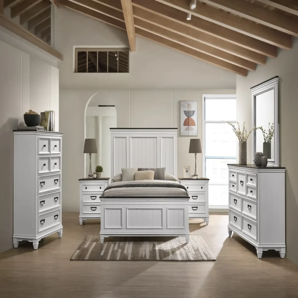 Bedroom white gray 26.3"