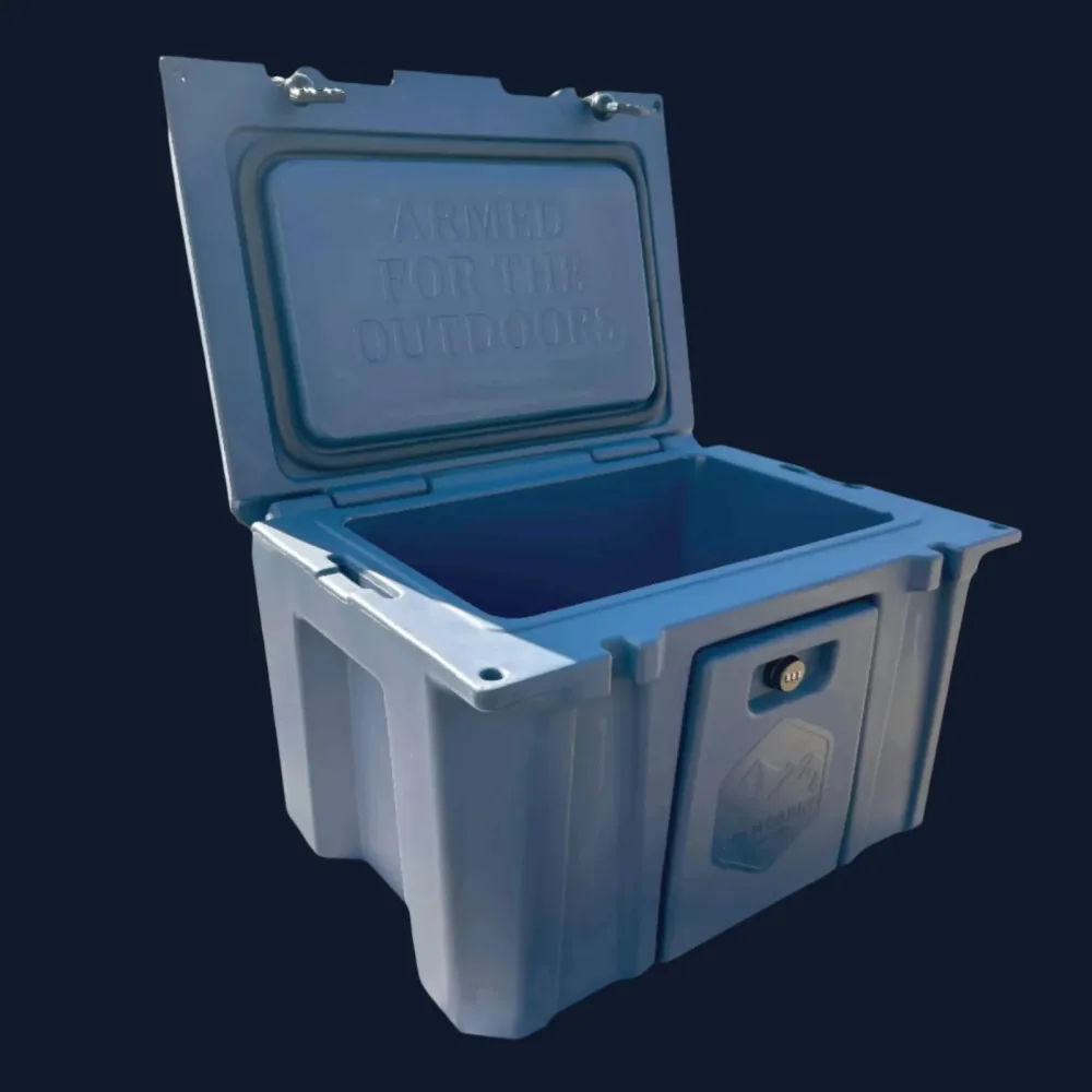 Cooler 45 quart gray blue