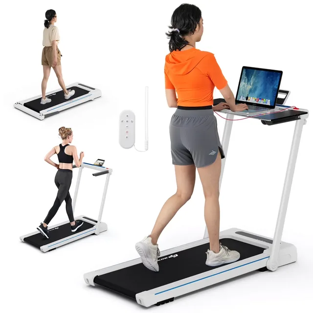 Folding Treadmill 2.25hp white