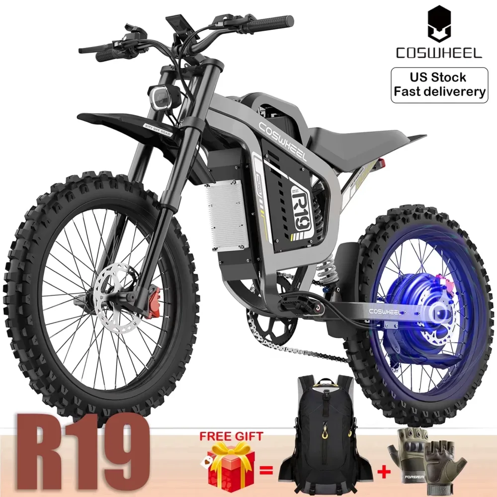 Electric Bike 9000w 72v 19"