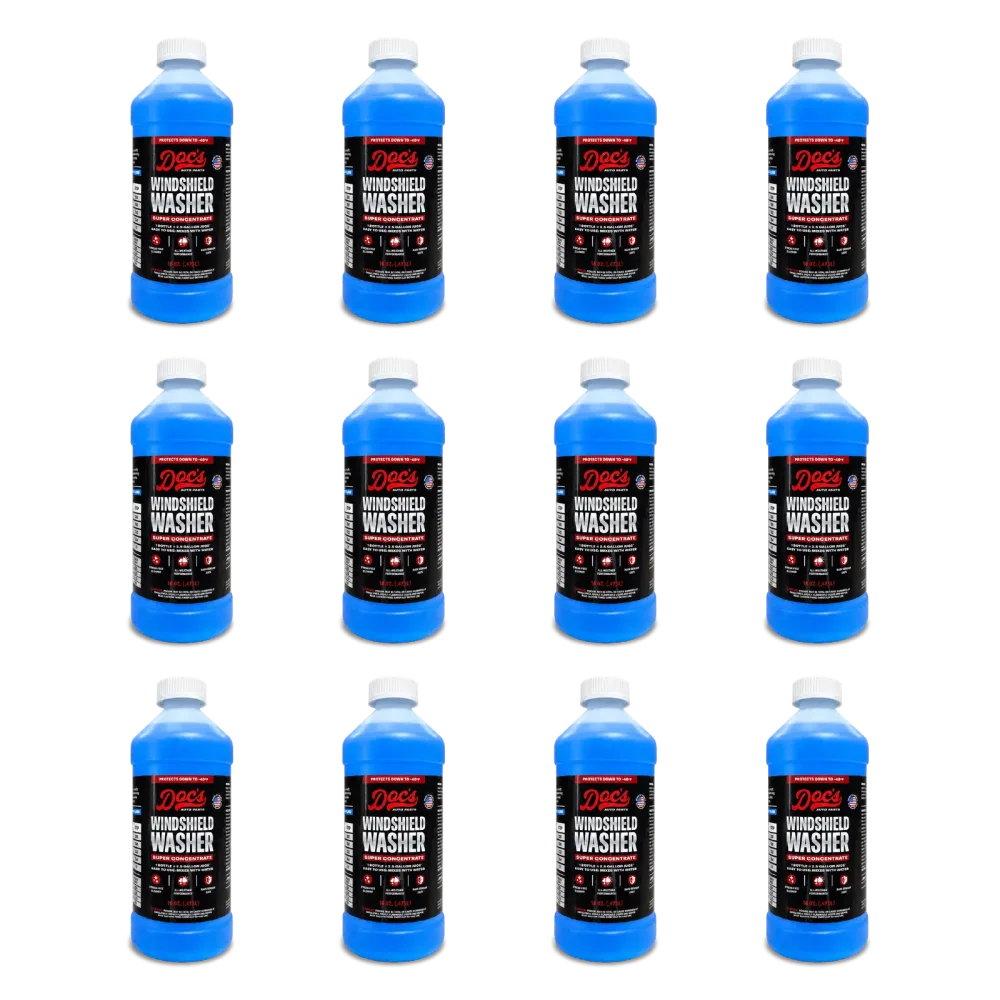 Windshield Washer 12 pack 16 oz 4 gallons