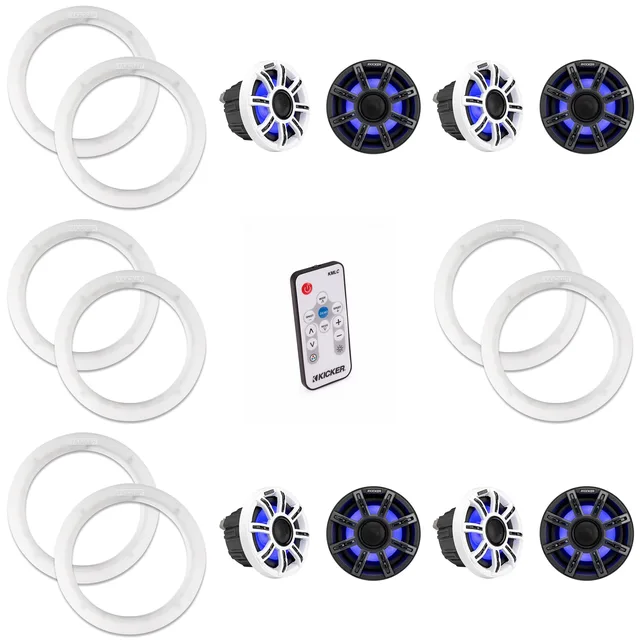 Speaker 4 pair 6.5" led