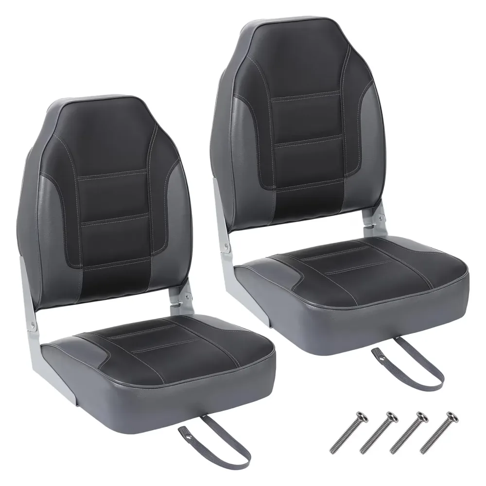 Fishing Boat 2 pack folding black