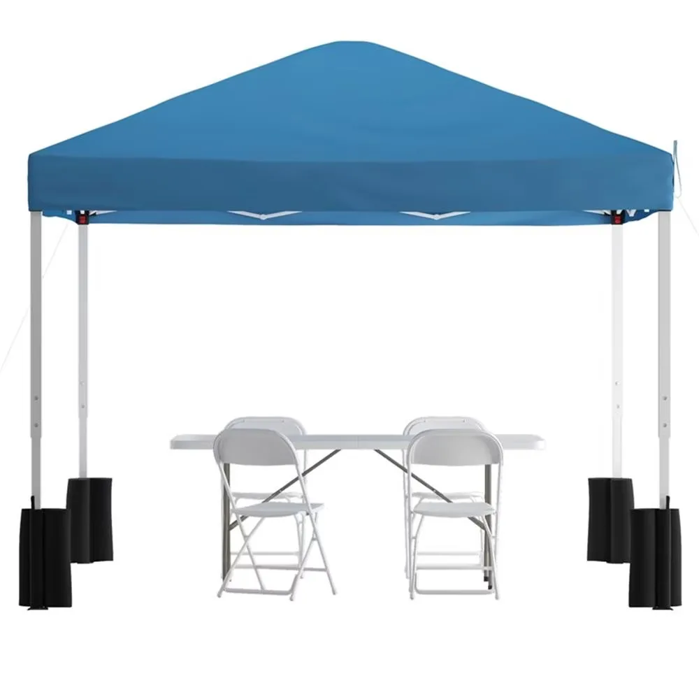 Canopy 10' folding blue