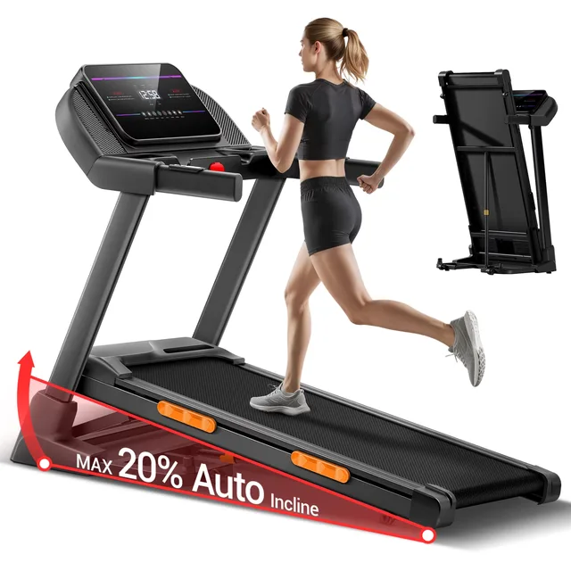 Treadmill 400 lbs 4.0 hp folding